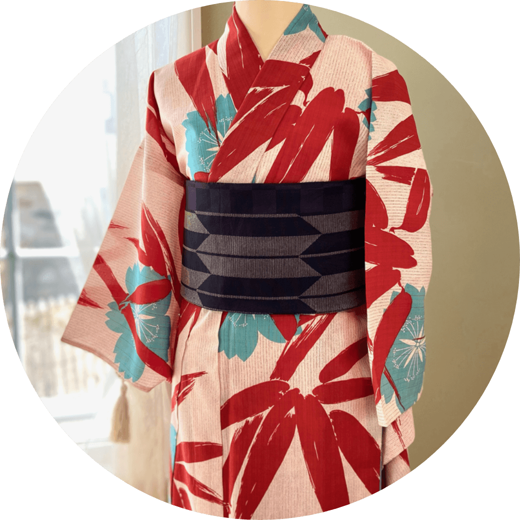 New - Red Kimono Fabric Basket Bag — Japanese Cultural Community Center of  Washington Seattle